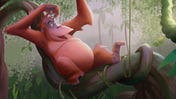 Artwork for the King Louie, Jungle VIP Disney Lorcana card.