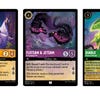 Image of cards from Disney Lorcana - Ursula's Return.