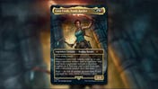 Lara Croft, Tomb Raider card art from Magic: The Gathering crossover Secret Lair