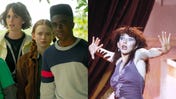 An image of characters from Stranger Things Season 4 and of Kate Bush.